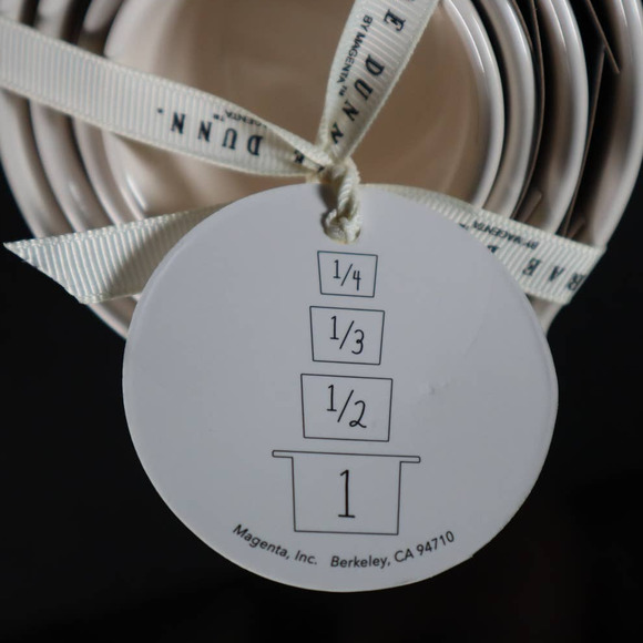 Rae Dunn Artisan White Farmhouse Bucket Ceramic Measuring Cups 2023 NEW - Picture 3 of 5